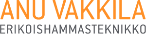 Anu Vakkila Erikoishammasteknikko -logo